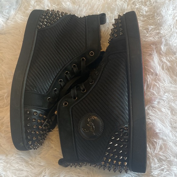 💎 Christian Loubotin Mens Lou Spikes 2 Flat Size 42 - Picture 5 of 17